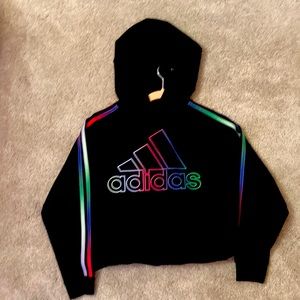 Girls Adidas Black hoodie
